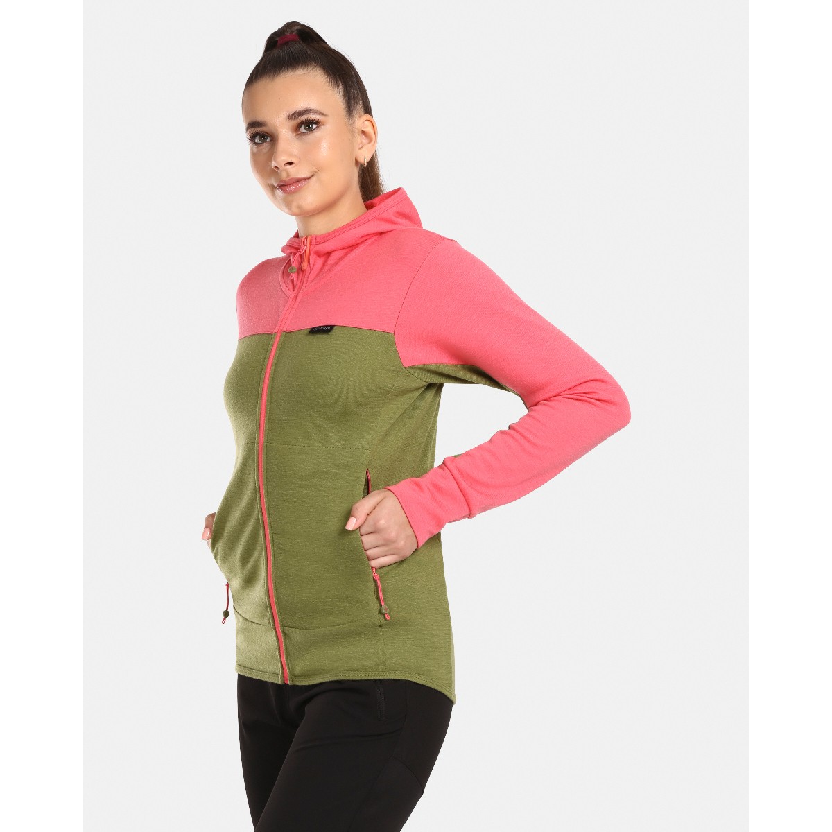 Women`s merino wool middle layer Kilpi WOLIE-W UL KILPI - view 3