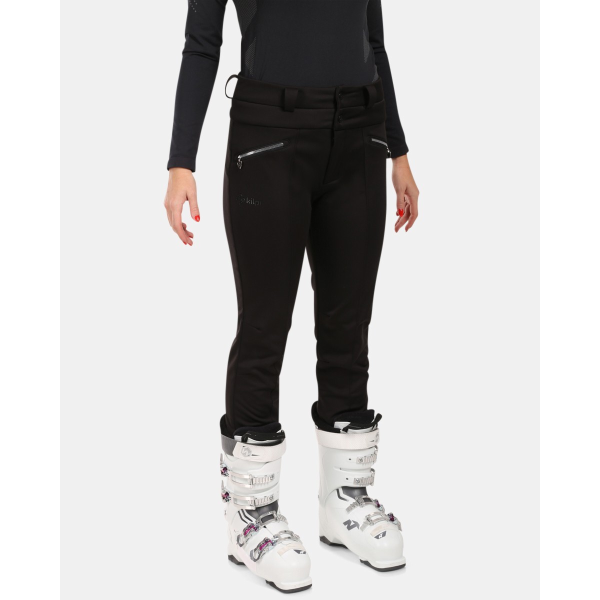 Дамски Ски Клин Kilpi MAURA-W WL Черен | Slim Fit | 10 000 мм KILPI - изглед 2 - Extreme-bg.com Дамски Ски Клин Kilpi MAURA-W WL Черен | Slim Fit | 10 000 мм KILPI - изглед 2