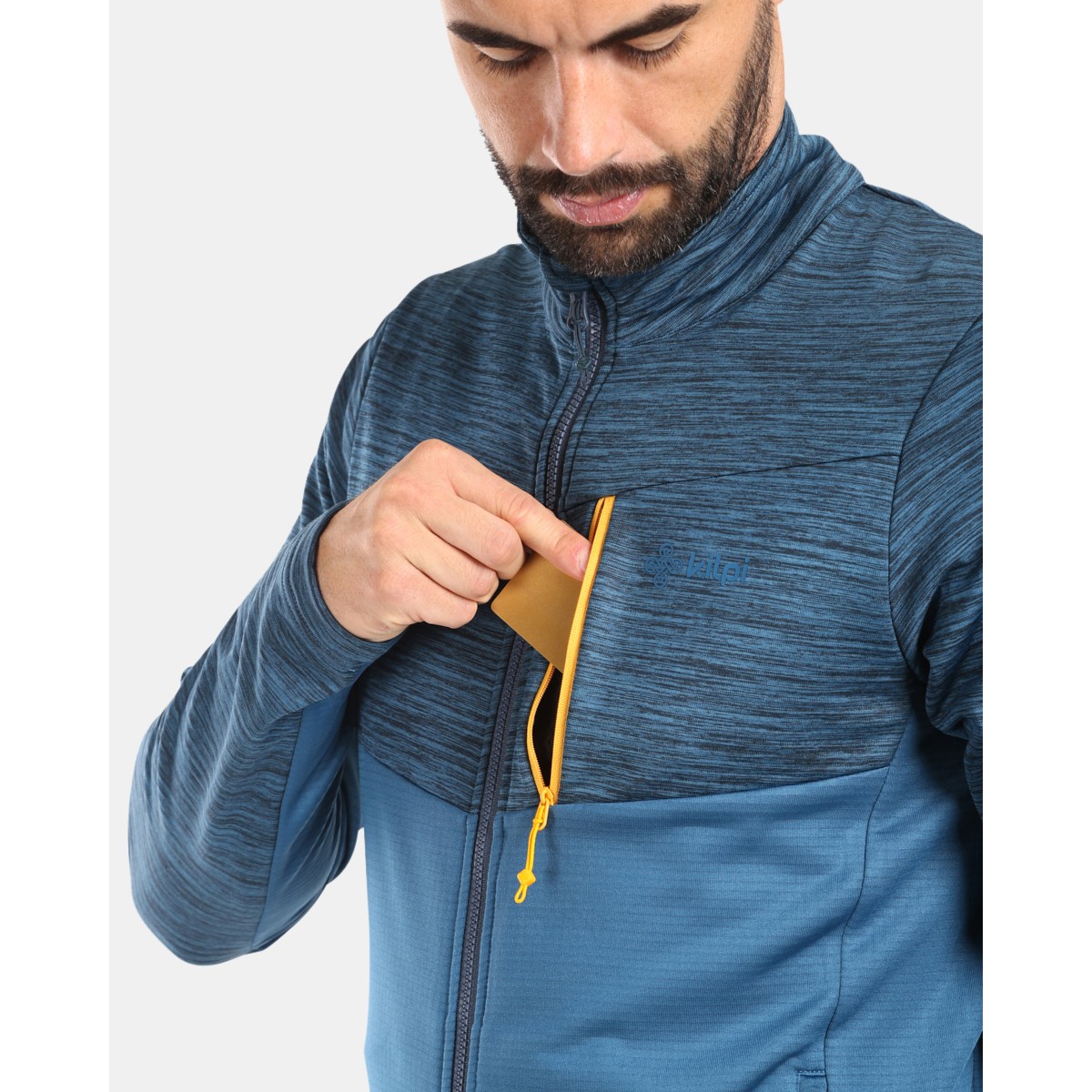 Men's Functional Sweatshirt Kilpi ERIN-M WM Blue | Opti-Stretch KILPI - view 5 - Extreme-bg.com Men's Functional Sweatshirt Kilpi ERIN-M WM Blue | Opti-Stretch KILPI - view 5