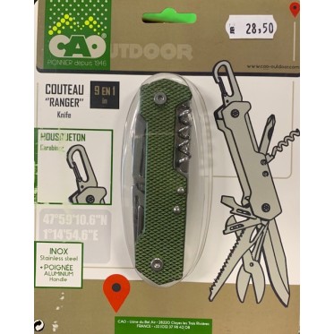 Multifunctional knife CAO Ranger 9 in 1 TASHEV - view 3