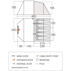 TENT VANGO Winslow 500 VANGO - view 3