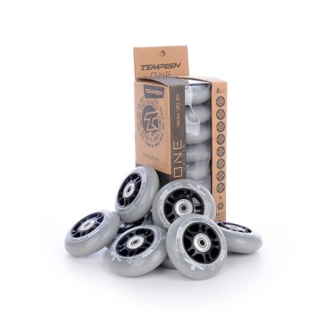 ONE 76x24 82A wheel set (8 pcs) + ABEC-7 + spacer  TEMPISH - изглед 5