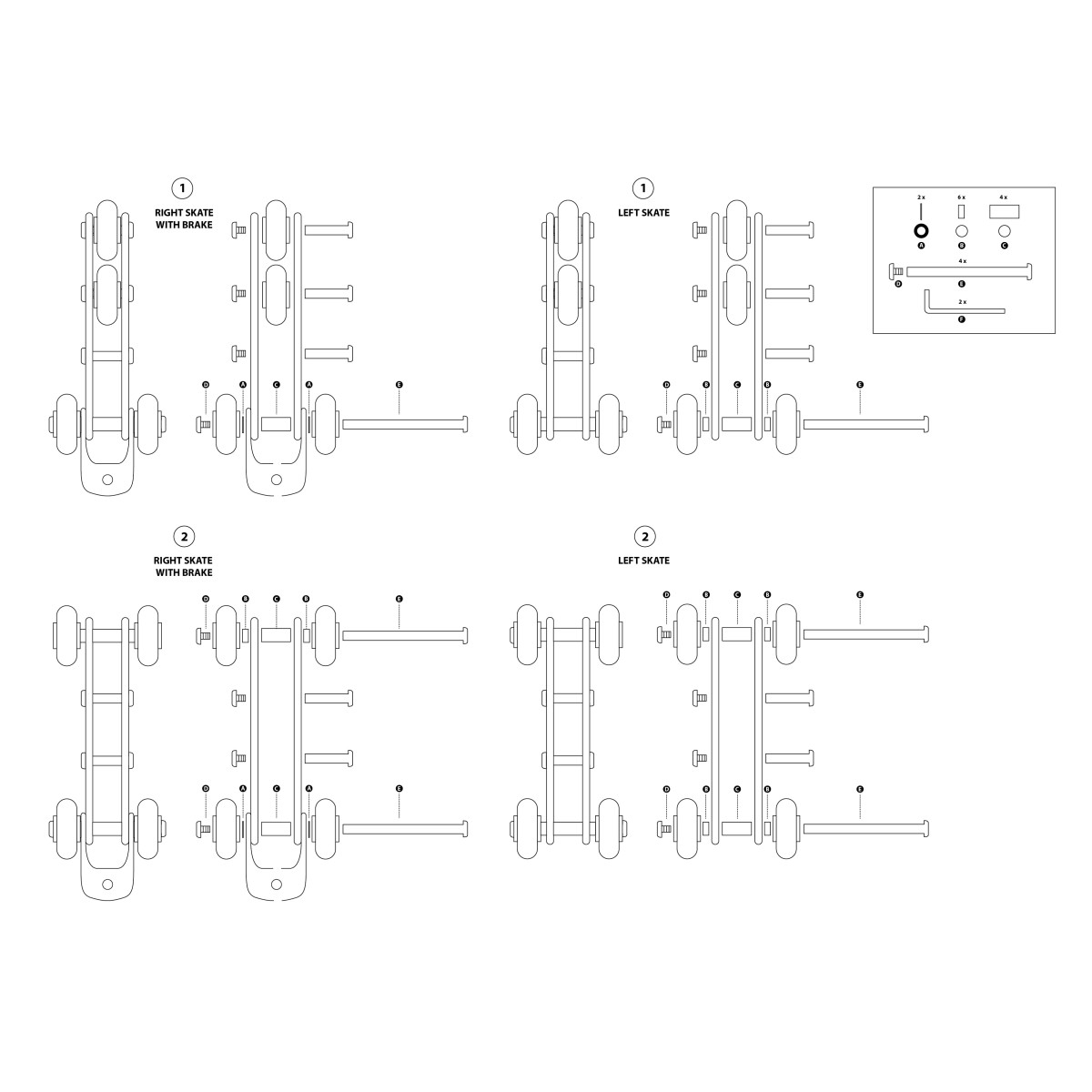 TRILO 4in1 adjustable skates TEMPISH - изглед 27