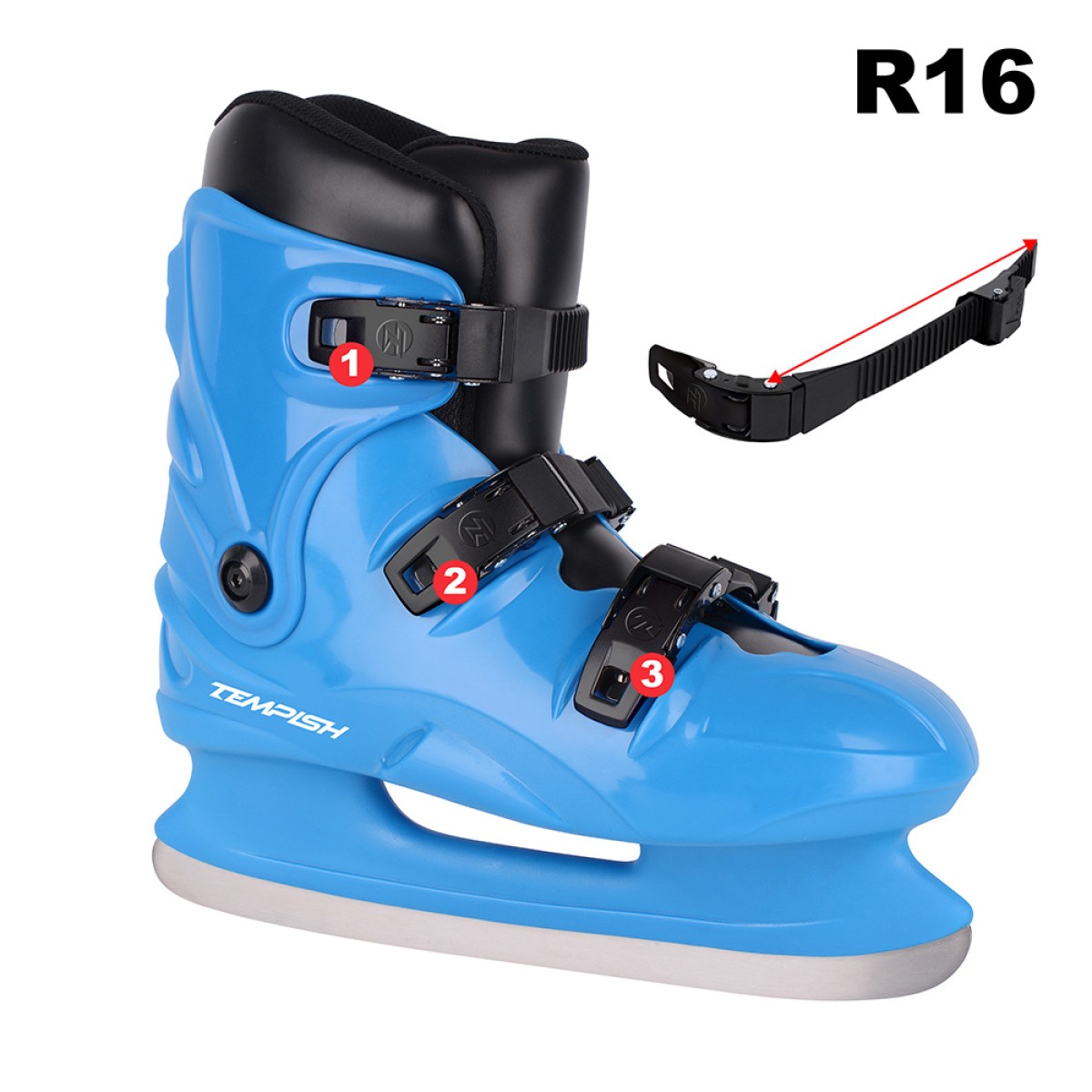 Buckle for Rental R16 and skates TEMPISH - view 7 - Extreme-bg.com Buckle for Rental R16 and skates TEMPISH - view 7