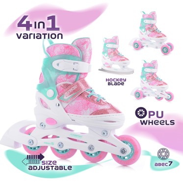TRILO 4in1 GIRL adjustable skates TEMPISH - изглед 1
