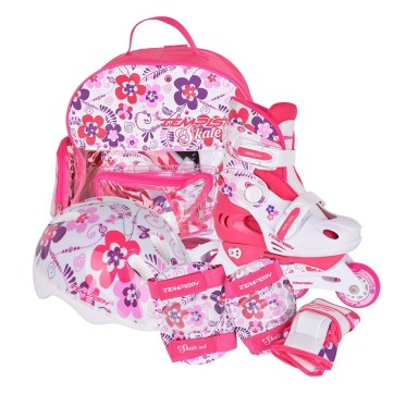 Детски регулируеми ролери Baby skate set Flower TEMPISH - изглед 2