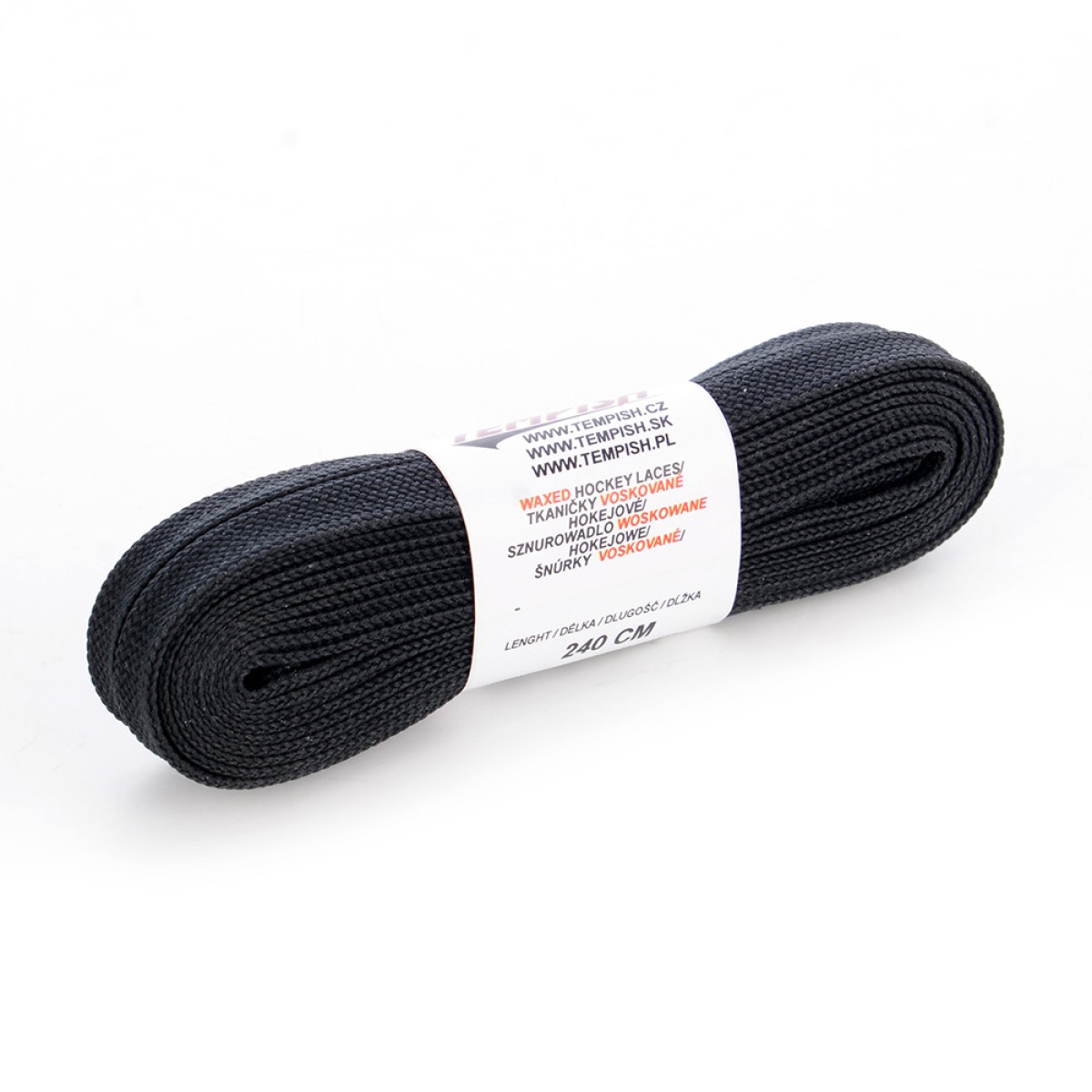 Hockey laces waxed  width 10 mm 200 - 320 cm   TEMPISH - view 2 - Extreme-bg.com Hockey laces waxed  width 10 mm 200 - 320 cm   TEMPISH - view 2