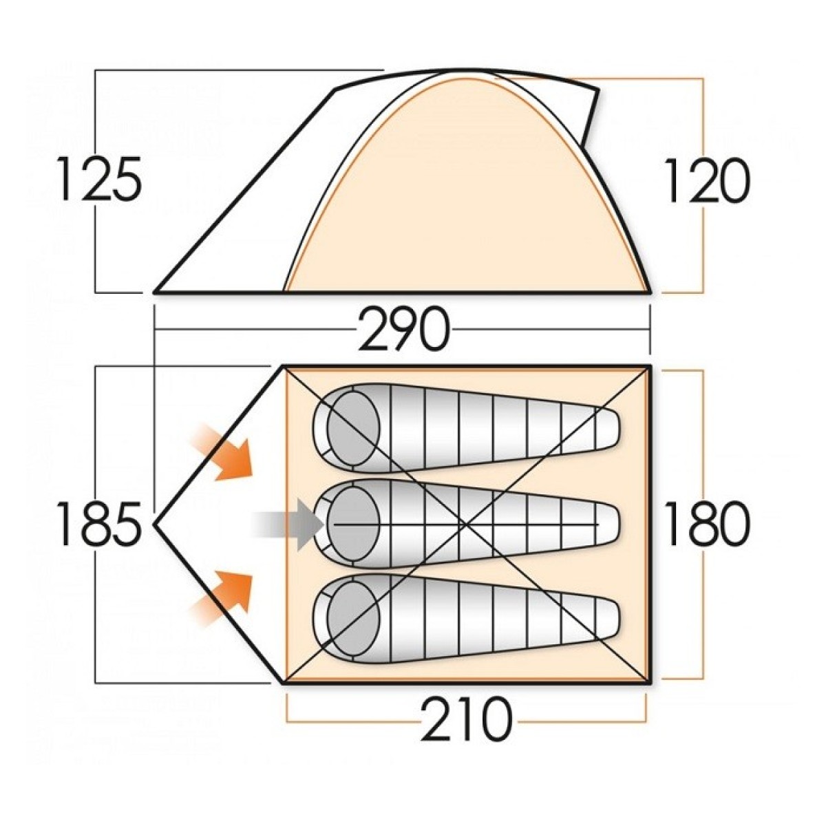 Vango rock 300 discount