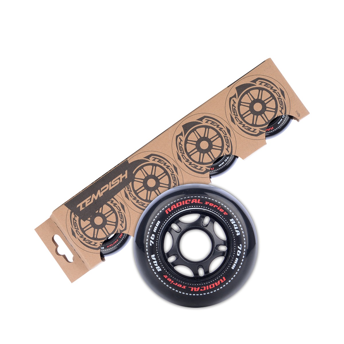 Комплект колела за ролери Radical 76x24mm 84A - 4 бр TEMPISH - изглед 5 - Extreme-bg.com Комплект колела за ролери Radical 76x24mm 84A - 4 бр TEMPISH - изглед 5