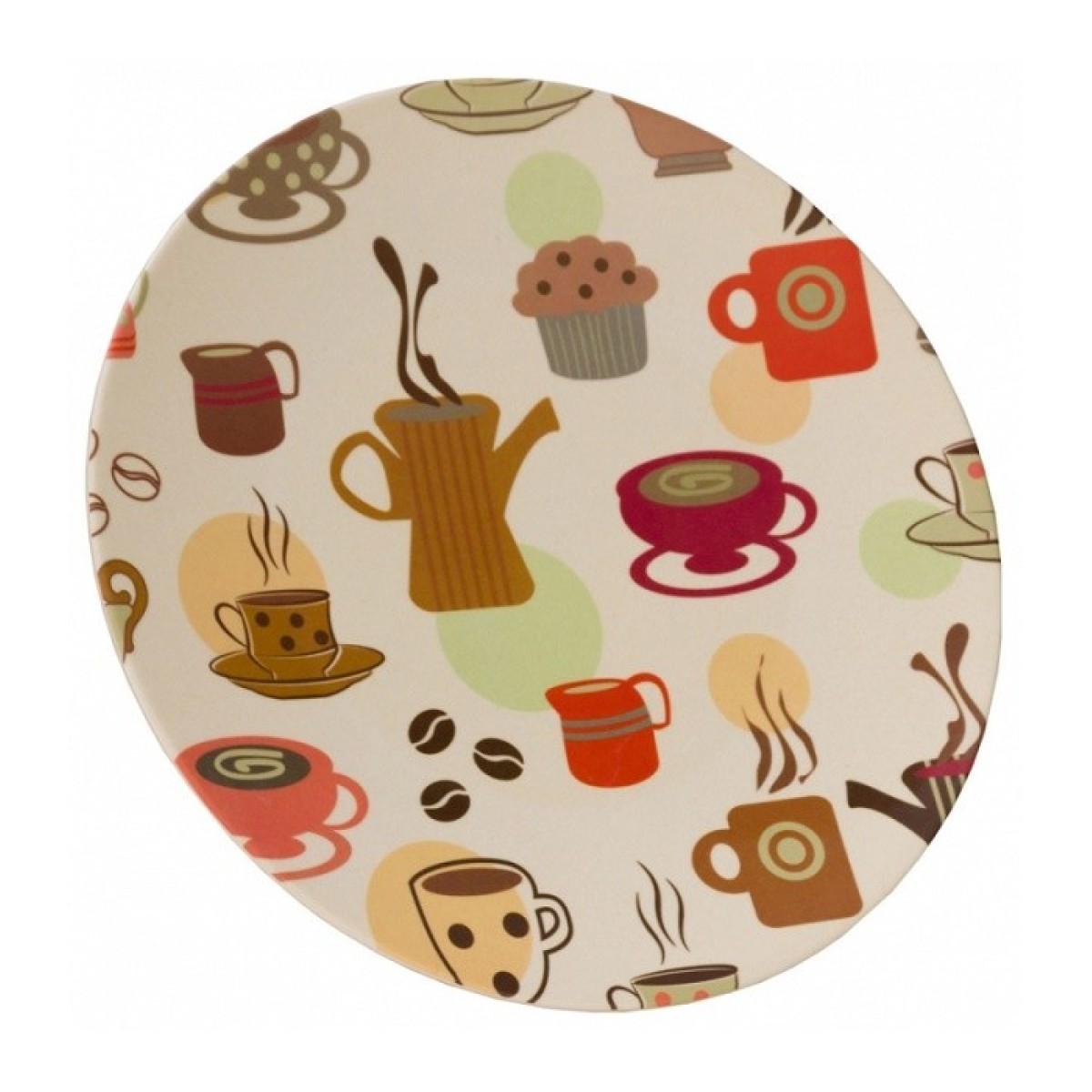 VANGO Bamboo Dinner Plate Coffee print TOP Price Extreme Sport