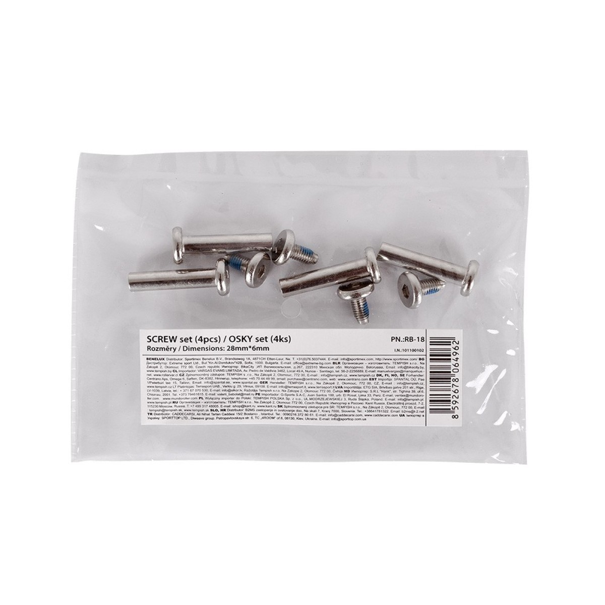 Комплект болтове 6mm (4 бр) TEMPISH - изглед 4 - Extreme-bg.com Комплект болтове 6mm (4 бр) TEMPISH - изглед 4
