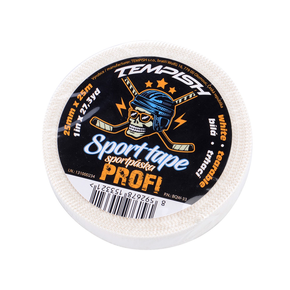 Лента за хокекеен стик PROFI 25m x 25mm tearable TEMPISH - изглед 4 - Extreme-bg.com Лента за хокекеен стик PROFI 25m x 25mm tearable TEMPISH - изглед 4