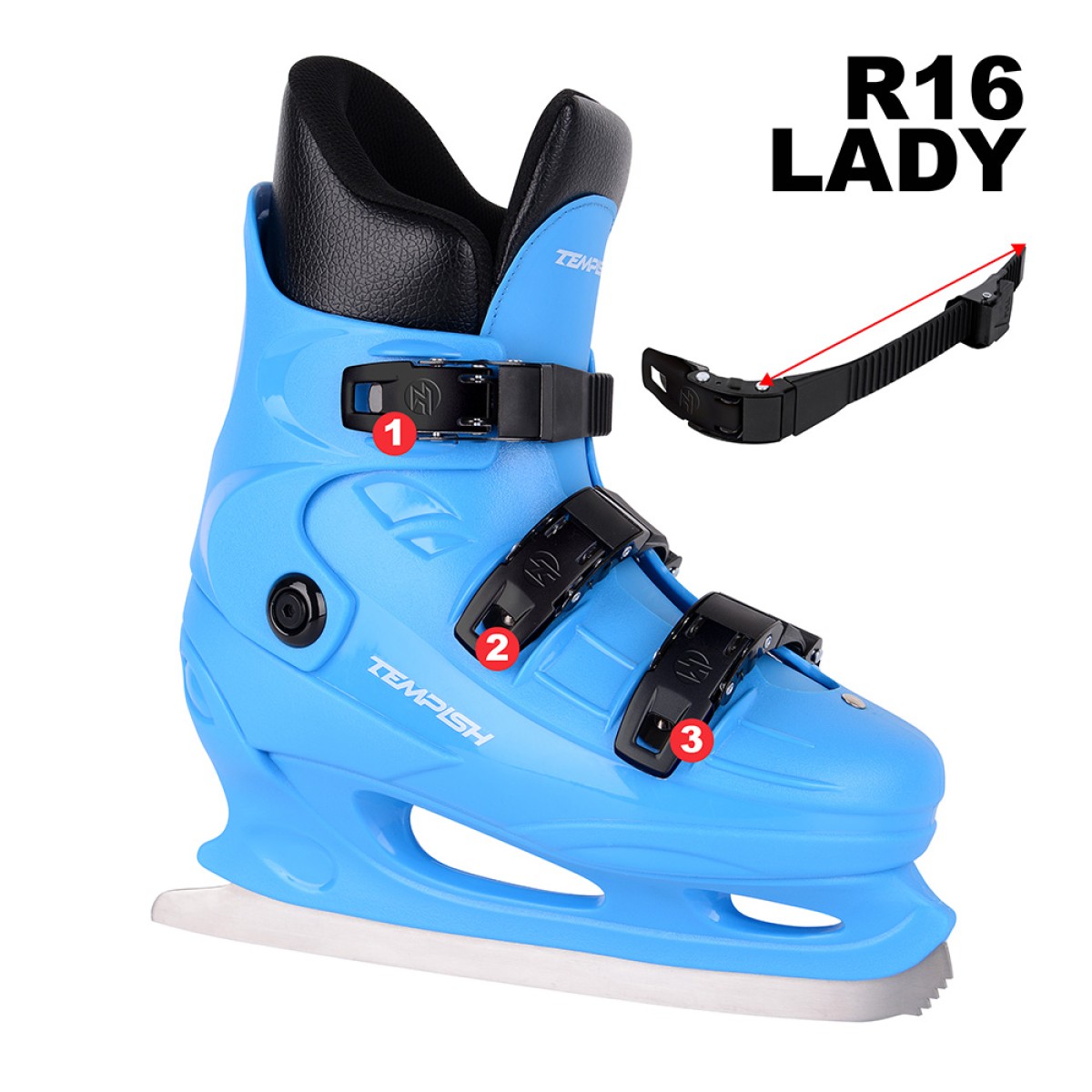 Buckle for Rental R16 and skates TEMPISH - view 4 - Extreme-bg.com Buckle for Rental R16 and skates TEMPISH - view 4