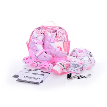 KITTY BABY SKATE set (roller skates, protectors, helmet) TEMPISH - view 10