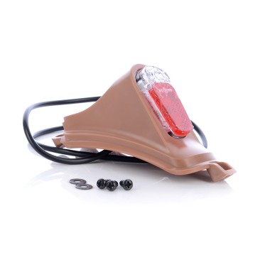Rear light incl. cover, screws, washers + screw with washer and nut for light U8 URBIS - изглед 3