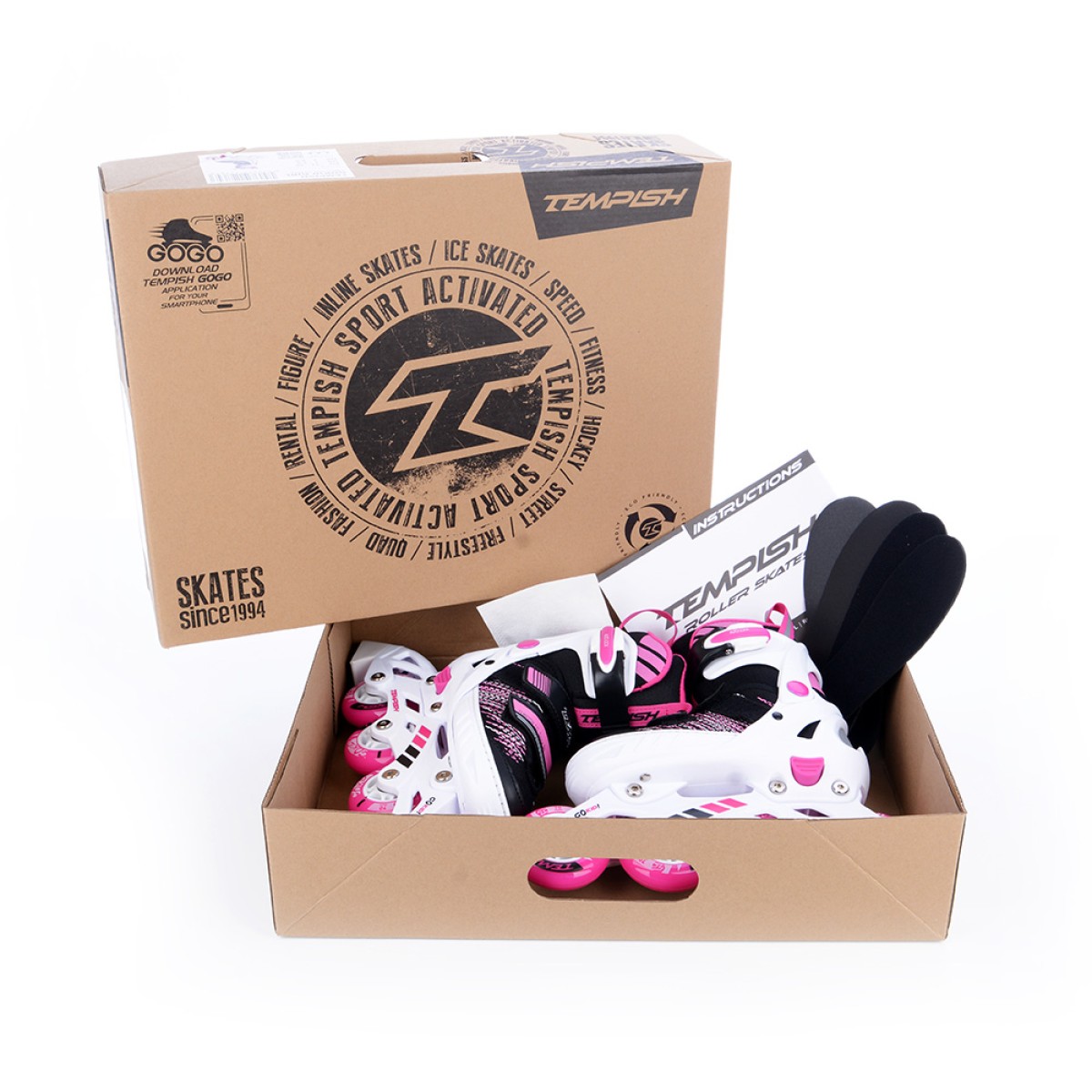 Gokid Girl inline adjustable skates TEMPISH - view 4 - Extreme-bg.com Gokid Girl inline adjustable skates TEMPISH - view 4