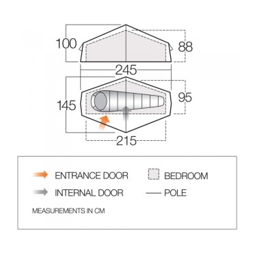 Tent VANGO Nevis 100 VANGO - view 3