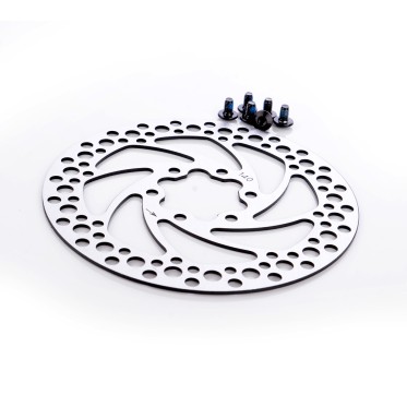 Brake disc 140mm with screws for assembling to wheel core U8 URBIS - изглед 4