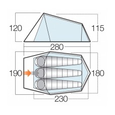 Палатка VANGO Soul 300 VANGO - изглед 3