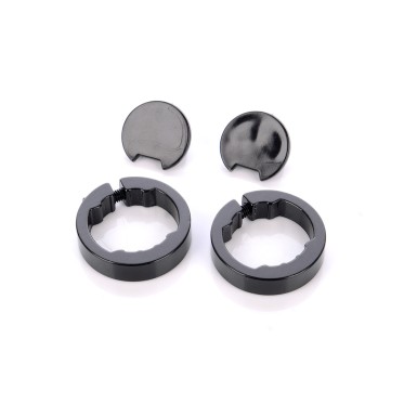 Handlebar clamps (2pcs) with end plugs (2pcs) and screws (2pcs) U8 URBIS - изглед 3