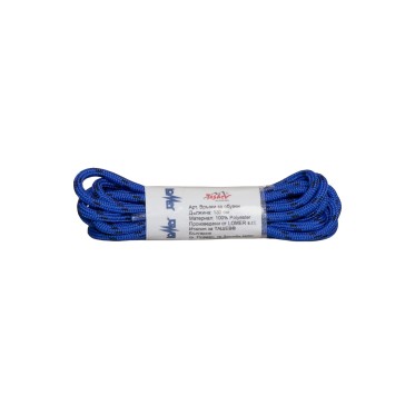 Blue shoe laces Lomer 130 cm  TASHEV - view 3