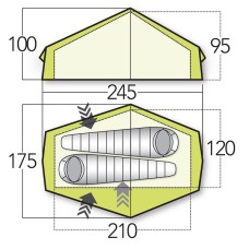 VANGO Helium UL 2 Tent VANGO - view 3