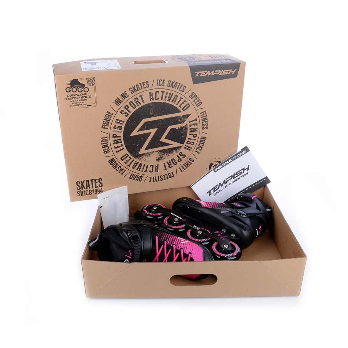 WOX LADY pink fitness inline skates TEMPISH - view 19 - Extreme-bg.com WOX LADY pink fitness inline skates TEMPISH - view 19