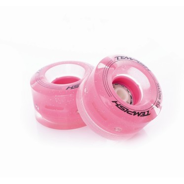Комплект светещи колела за ролкови кънки 54х32mm 85A - 4бр quad flashing TEMPISH - изглед 5