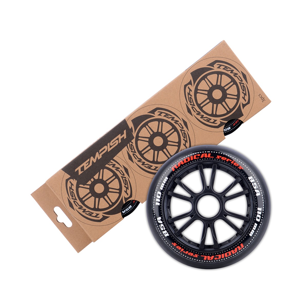 RADICAL 110x24 88A wheel set (3 pcs) TEMPISH - изглед 7