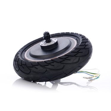 Rear wheel with bearings, all cables and motor. Including color stripe on the core! U8 URBIS - изглед 3