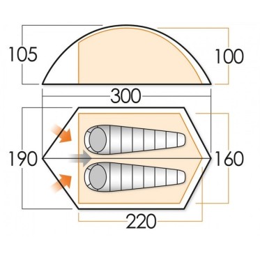 VANGO Blade 200 Tent  - view 3