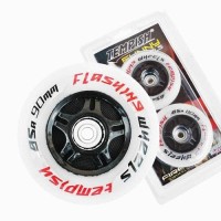 Комплект колела за ролери Flashing 90x24mm 85A - 2 бр - Extreme-bg.com Комплект колела за ролери Flashing 90x24mm 85A - 2 бр