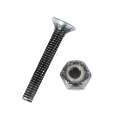 Set of screws to replace a chassis in a longboard or skateboard size 1,25 set of 8