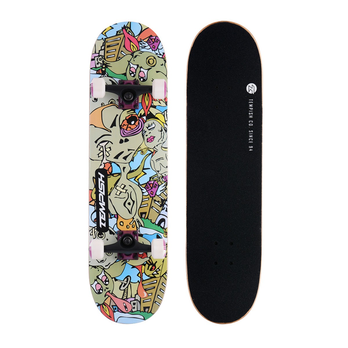 CRAZZY skateboard TEMPISH - view 2 - Extreme-bg.com CRAZZY skateboard TEMPISH - view 2