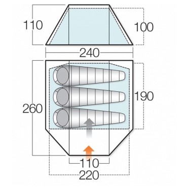 VANGO Tango 300 Tent VANGO - view 3