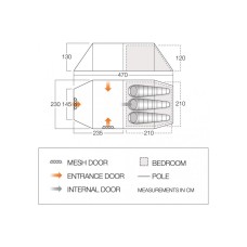 Палатка Vango Kibale 350 VANGO - изглед 3