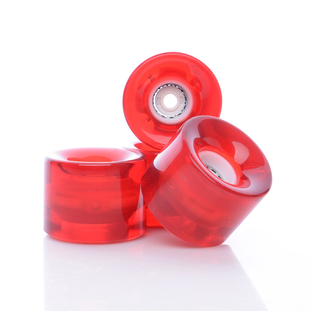 WHEEL FOR SKATEBOARD PU 78A 60x45 (4 pcs) LED TEMPISH - view 6