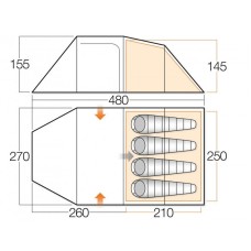 VANGO Beta 450 XL Tent VANGO - view 3