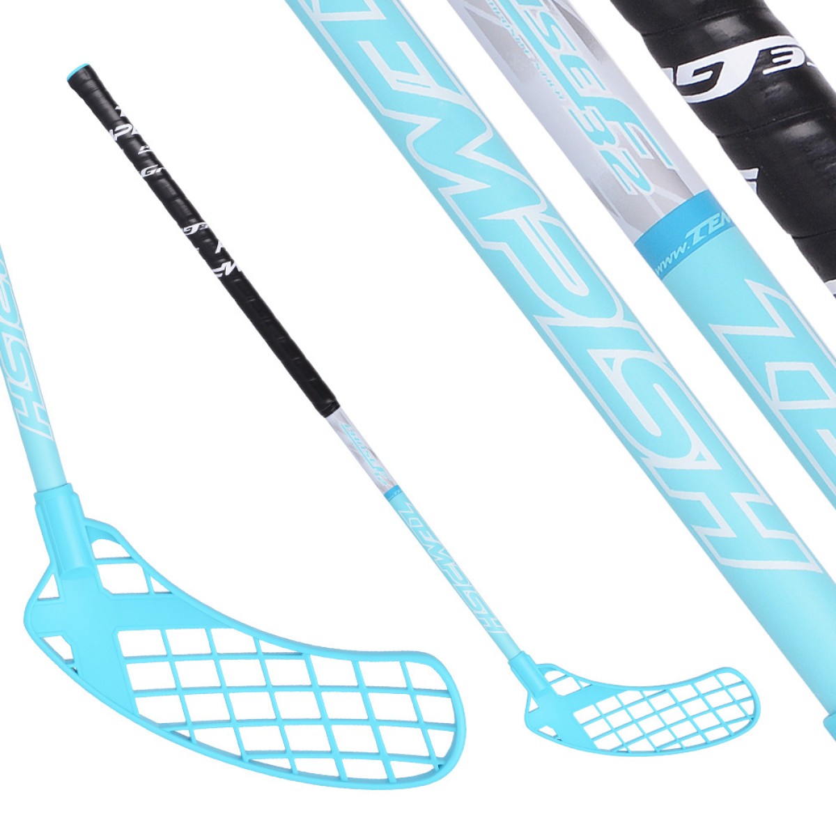 PHASE F32 NB light blue junior floorball stick TEMPISH - изглед 3