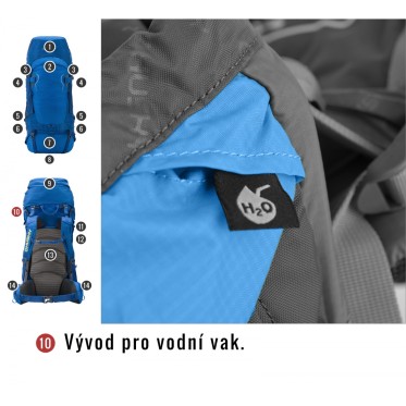 BACKPACK RANIS 70 RED HUSKY - view 12
