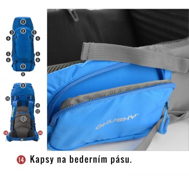 BACKPACK RANIS 70 RED HUSKY - view 10
