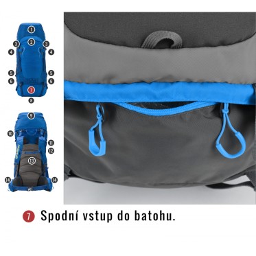 BACKPACK RANIS 70 RED HUSKY - view 14