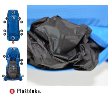 BACKPACK RANIS 70 RED HUSKY - view 3