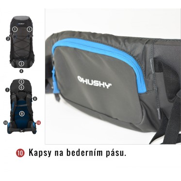 Раница Ribon 60 HUSKY - изглед 3
