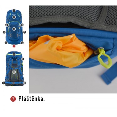Backpack SLOPER 45 BLACK HUSKY - view 5