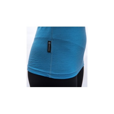 Дамска мерино тениска с дълъг ръкав MERINO IMPRESS blue/universe SENSOR - изглед 5