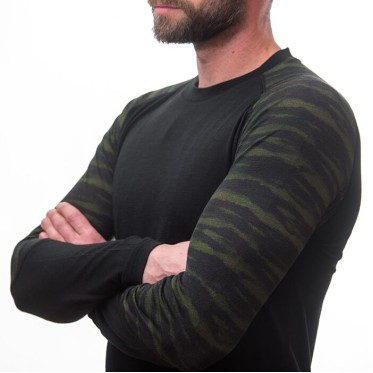 Man's T-shirt IMPRESS BLK/BATIK S SENSOR - view 6