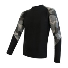 Мъжка мерино блуза IMPRESS BLK/CAMO - Extreme-bg.com Мъжка мерино блуза IMPRESS BLK/CAMO
