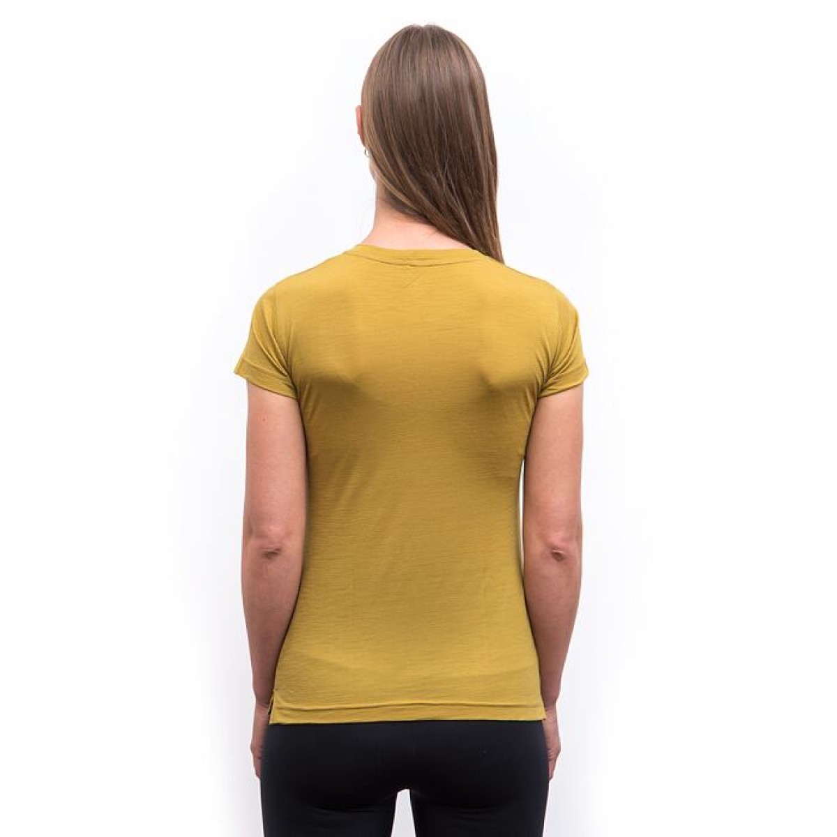 Дамска мерино тениска MERINO AIR Summit mustard SENSOR - изглед 4 - Extreme-bg.com Дамска мерино тениска MERINO AIR Summit mustard SENSOR - изглед 4