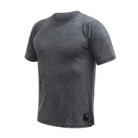 Men’s Sensor Merino Lite 100% Merino Wool T-Shirt (Short Sleeve) – Anthracite Grey